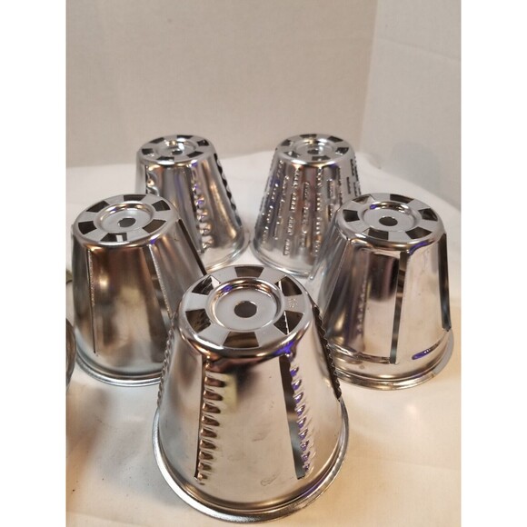 Vtg Rival Kitcheneer Meat Grinder Salad Maker 5 Slicer Cones 3 1/2" tall - Picture 2 of 5